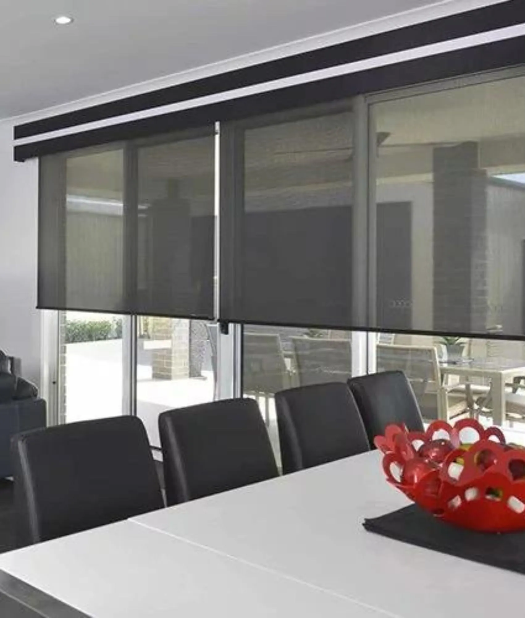 Sheer style roller blind fabric