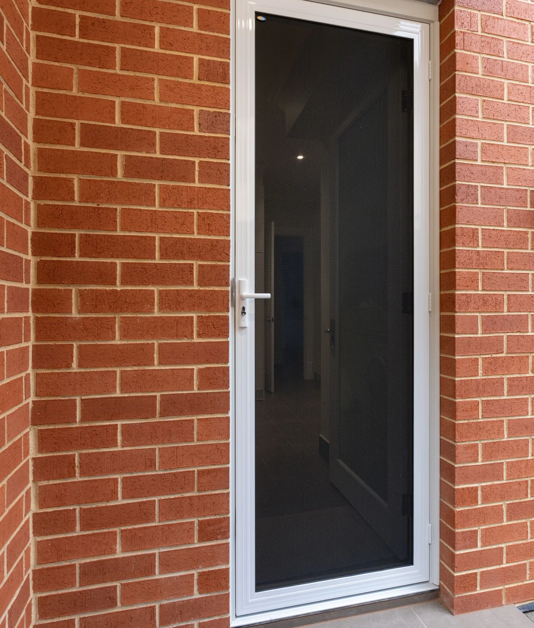 Security screen door