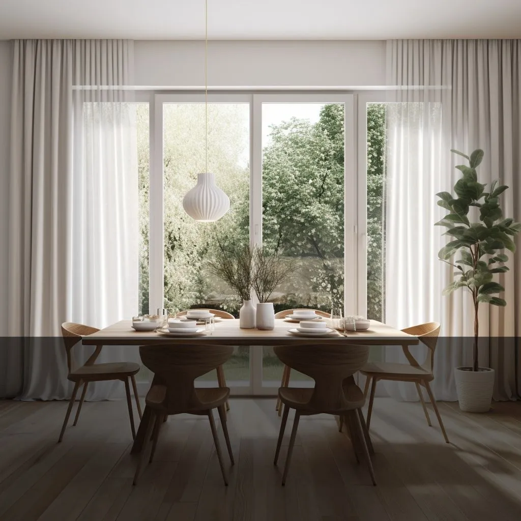 Scandinavian style curtains