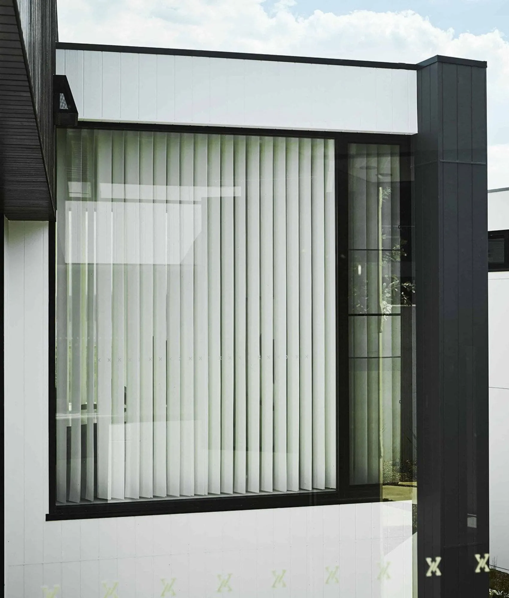 Veri Shades fitted to a window