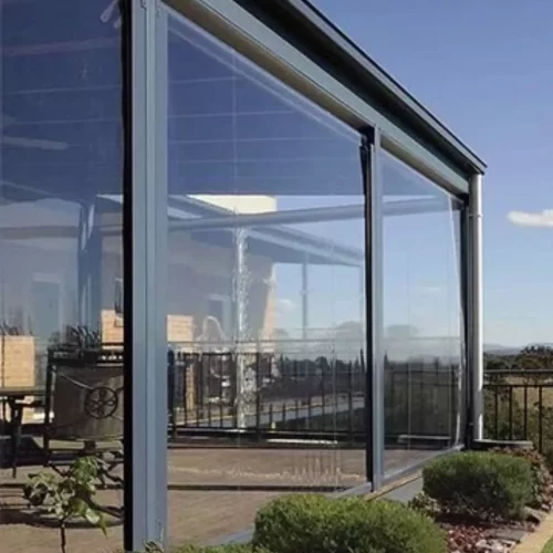 Cafe zip roll up outdoor blinds, Adelaide