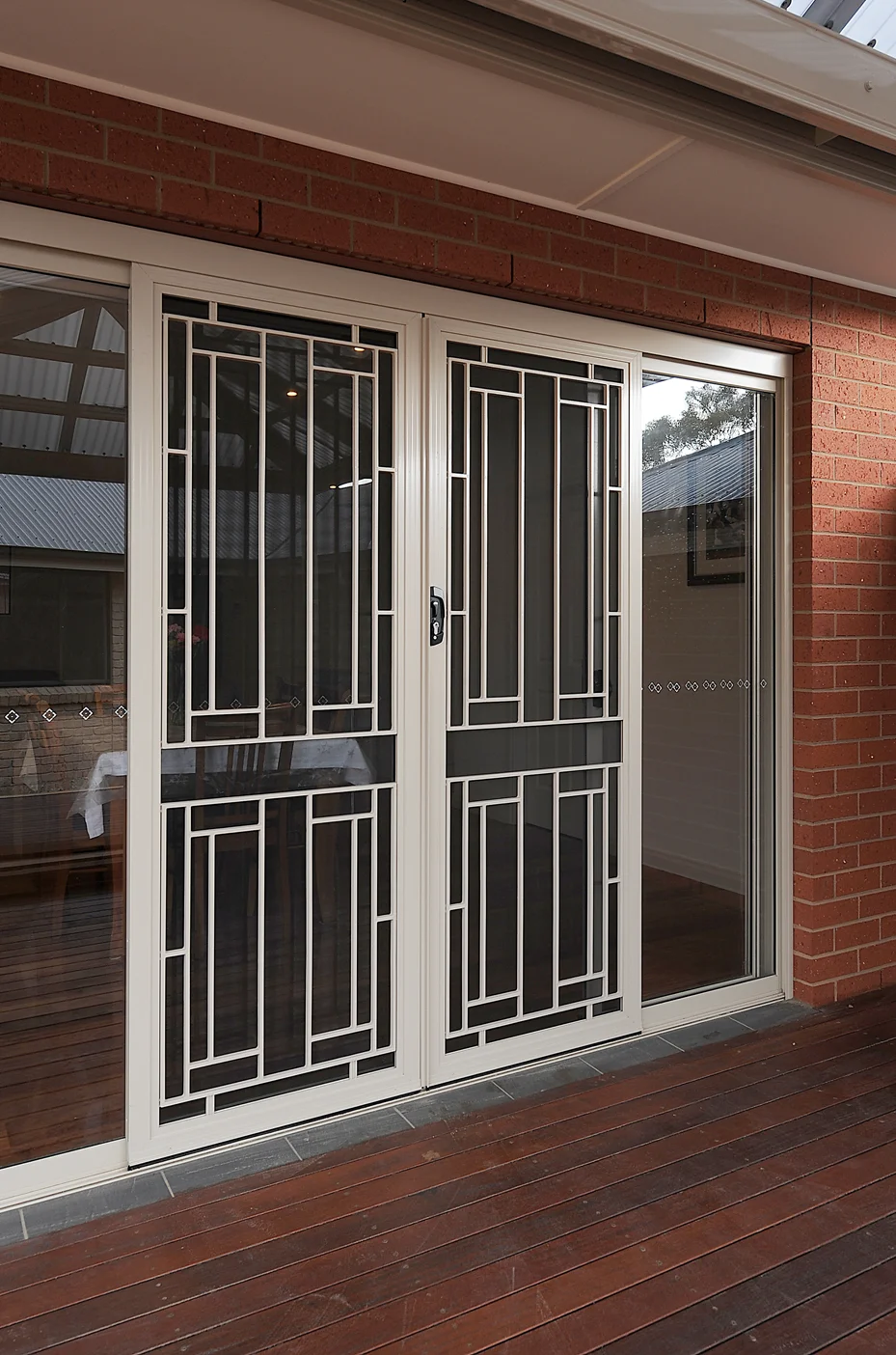 Decorative security door on an Adelaide home